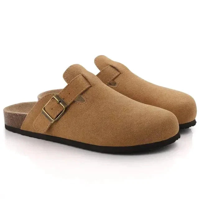 NOBA Suede Clogs