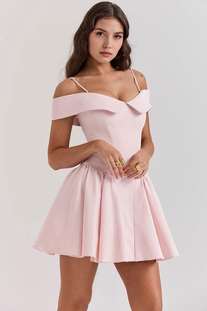 Chloé kurzes Kleid Chloé kurzes Kleid Rosa Chic 